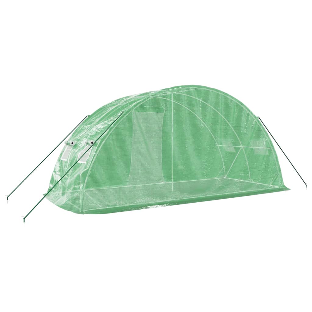 Šiltnamis su plieno rėmu, žalios spalvos, 5x2x2,3m, 10m² Šiltnamis su plieno rėmu, žalios spalvos, 5x2x2,3m, 10m² - Image 6