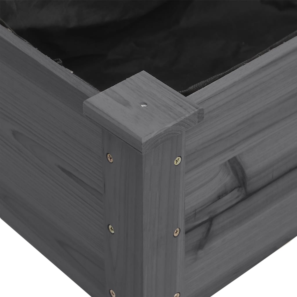 Lovelis su įdėklu, pilkas, 71x37x76cm, eglės medienos masyvas Lovelis su įdėklu, pilkas, 71x37x76cm, eglės medienos masyvas - Image 7