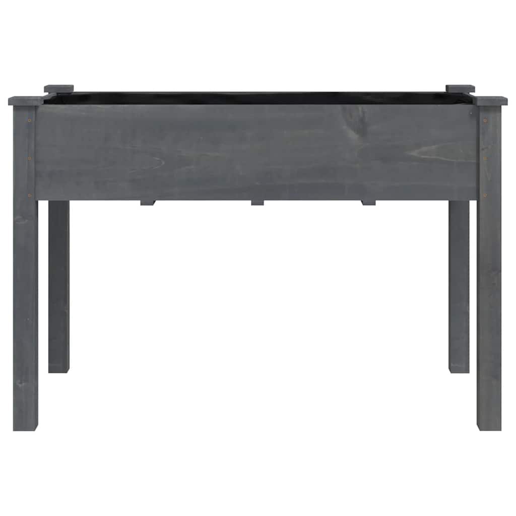 Lovelis su įdėklu, pilkas, 118x59x76cm, eglės medienos masyvas Lovelis su įdėklu, pilkas, 118x59x76cm, eglės medienos masyvas - Image 4