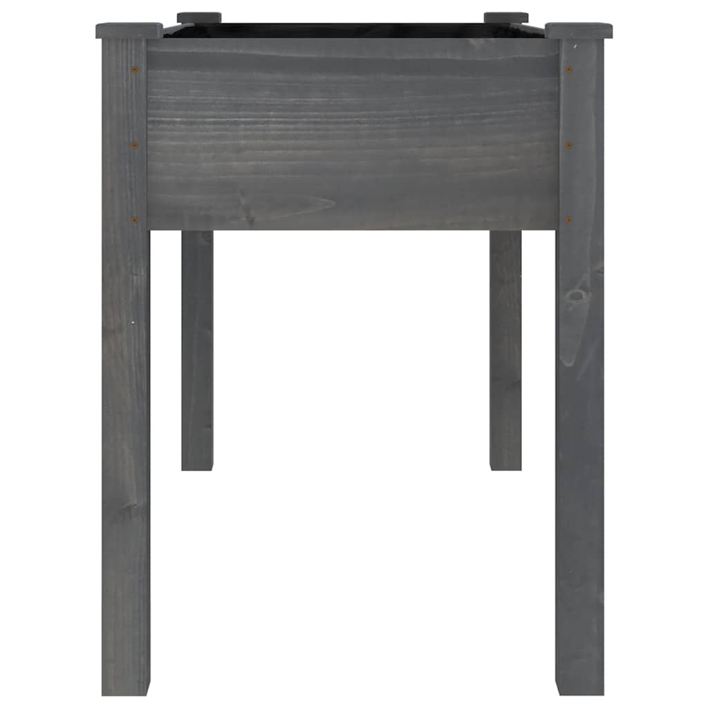 Lovelis su įdėklu, pilkas, 118x59x76cm, eglės medienos masyvas Lovelis su įdėklu, pilkas, 118x59x76cm, eglės medienos masyvas - Image 5