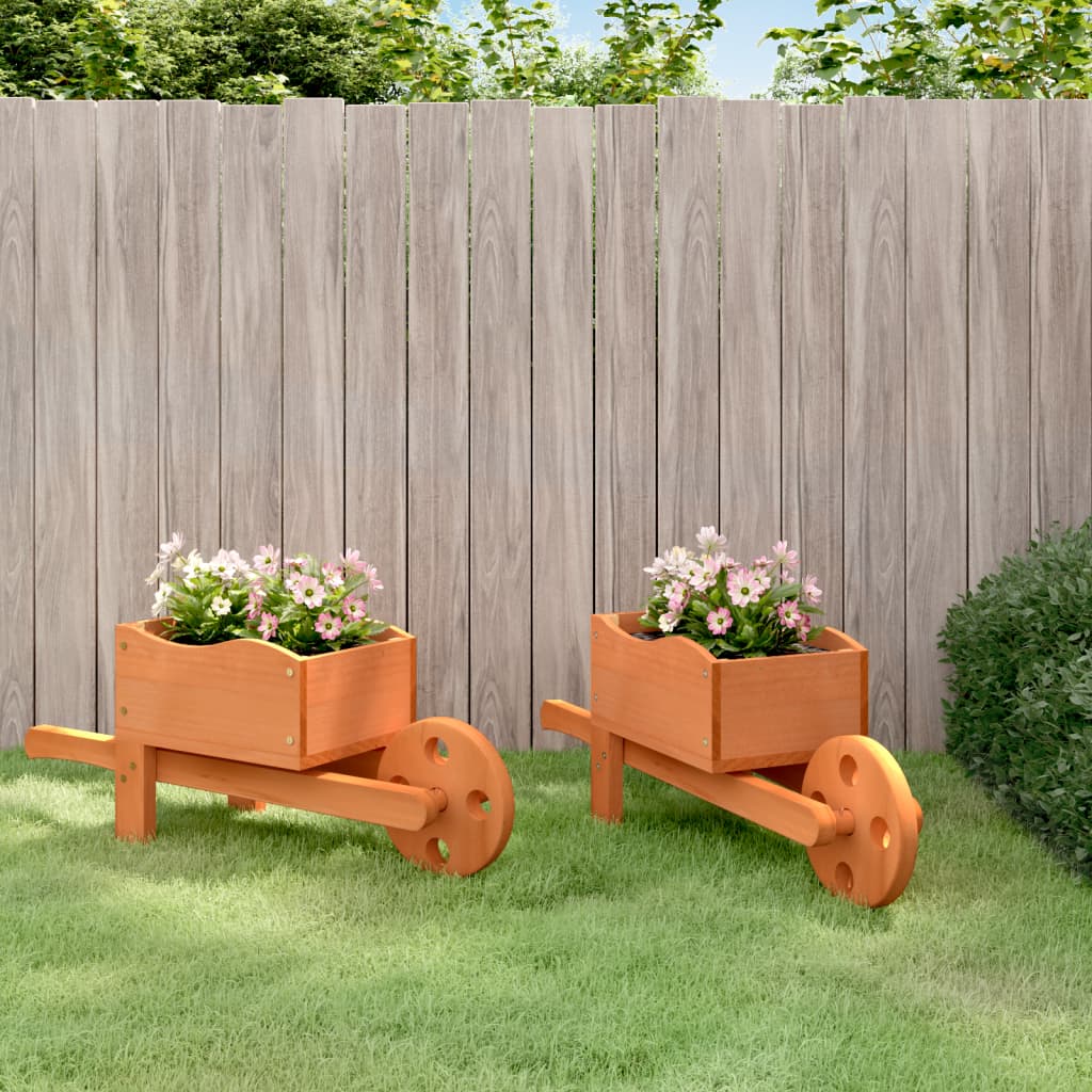 Loveliai karučiai, 2vnt., 47x15x19cm, eglės medienos masyvas Loveliai karučiai, 2vnt., 47x15x19cm, eglės medienos masyvas - Image 2