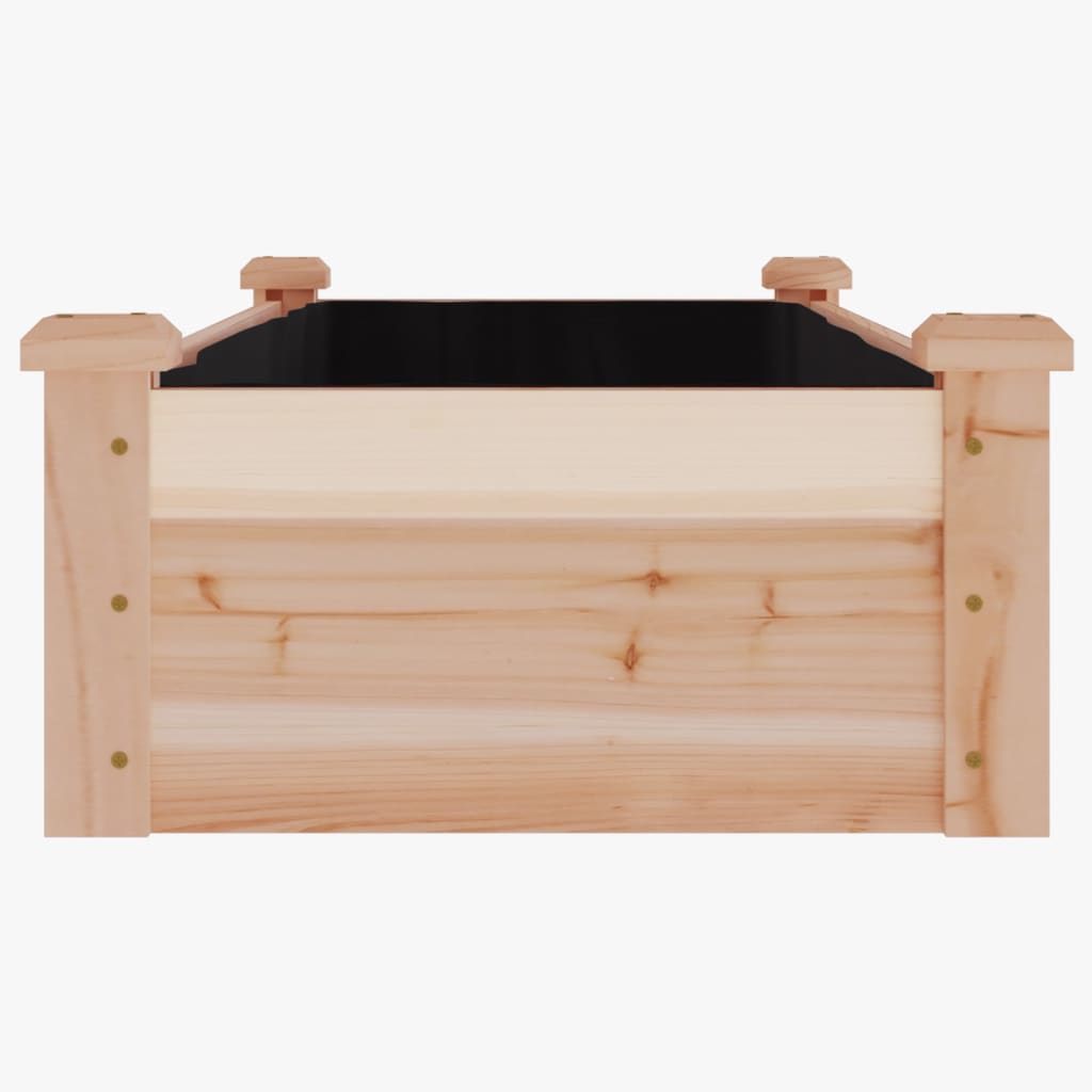 Aukštas sodo lovelis su įdėklu, 120x45x25cm, eglės masyvas Aukštas sodo lovelis su įdėklu, 120x45x25cm, eglės masyvas - Image 5