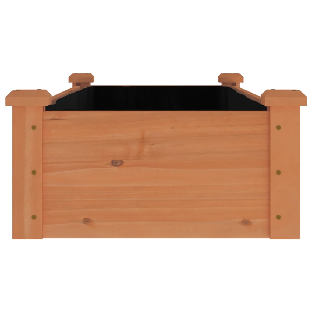 Aukštas sodo lovelis su įdėklu, rudas, 120x45x25cm, eglė Aukštas sodo lovelis su įdėklu, rudas, 120x45x25cm, eglė - Image 5