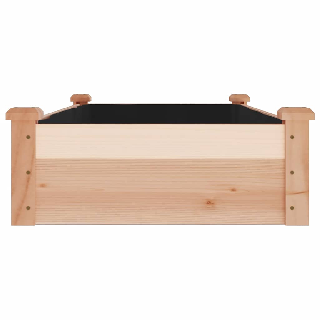 Aukštas sodo lovelis su įdėklu, 120x60x25cm, eglės masyvas Aukštas sodo lovelis su įdėklu, 120x60x25cm, eglės masyvas - Image 5