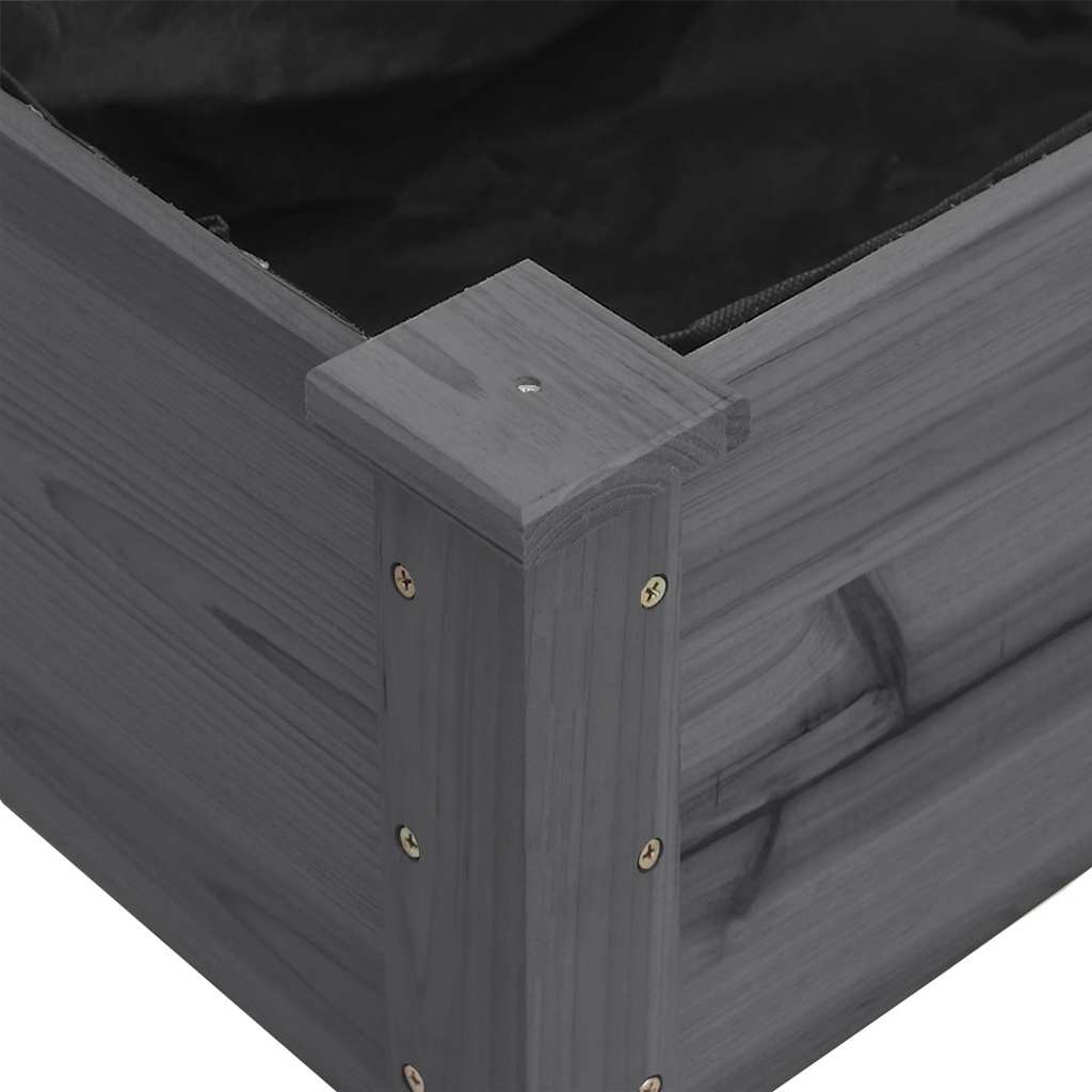 Lovelis su ratukais ir įdėklu, pilkas, 118x59x80cm, eglė Lovelis su ratukais ir įdėklu, pilkas, 118x59x80cm, eglė - Image 4