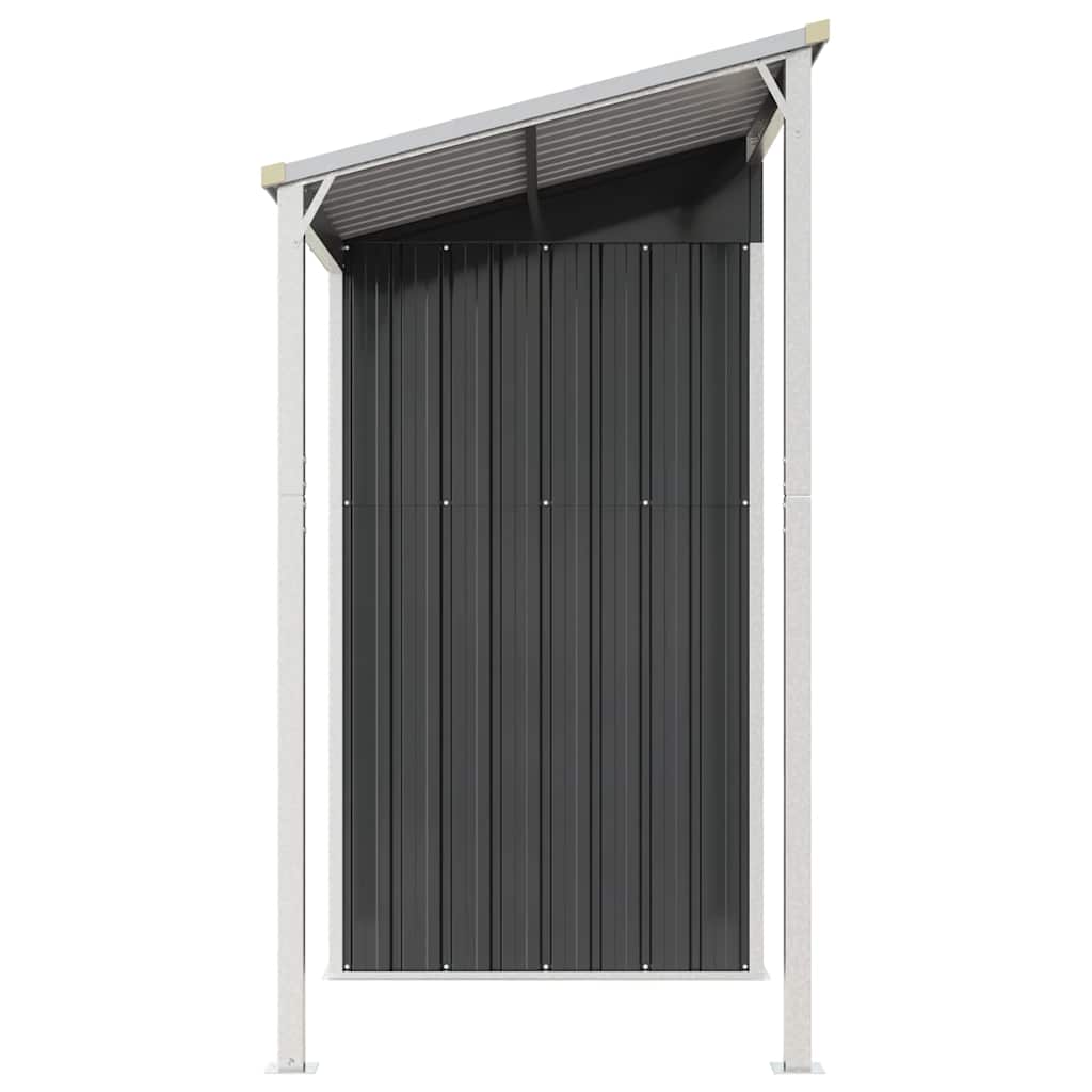 Sodo pašiūrė su prailgintu stogu, 277x107x181cm, plienas Sodo pašiūrė su prailgintu stogu, 277x107x181cm, plienas - Image 5
