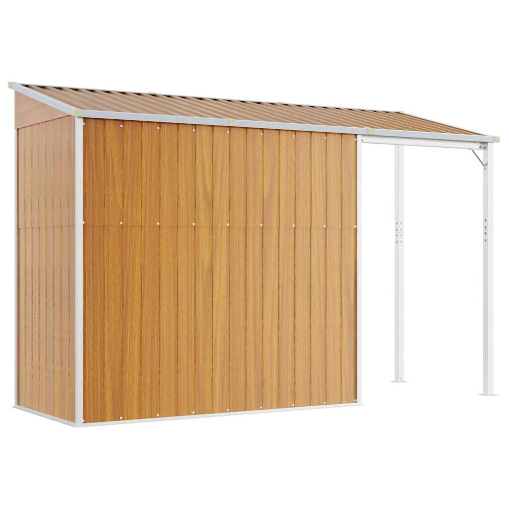 Sodo pašiūrė su prailgintu stogu, 277x107x181cm, plienas Sodo pašiūrė su prailgintu stogu, 277x107x181cm, plienas - Image 6
