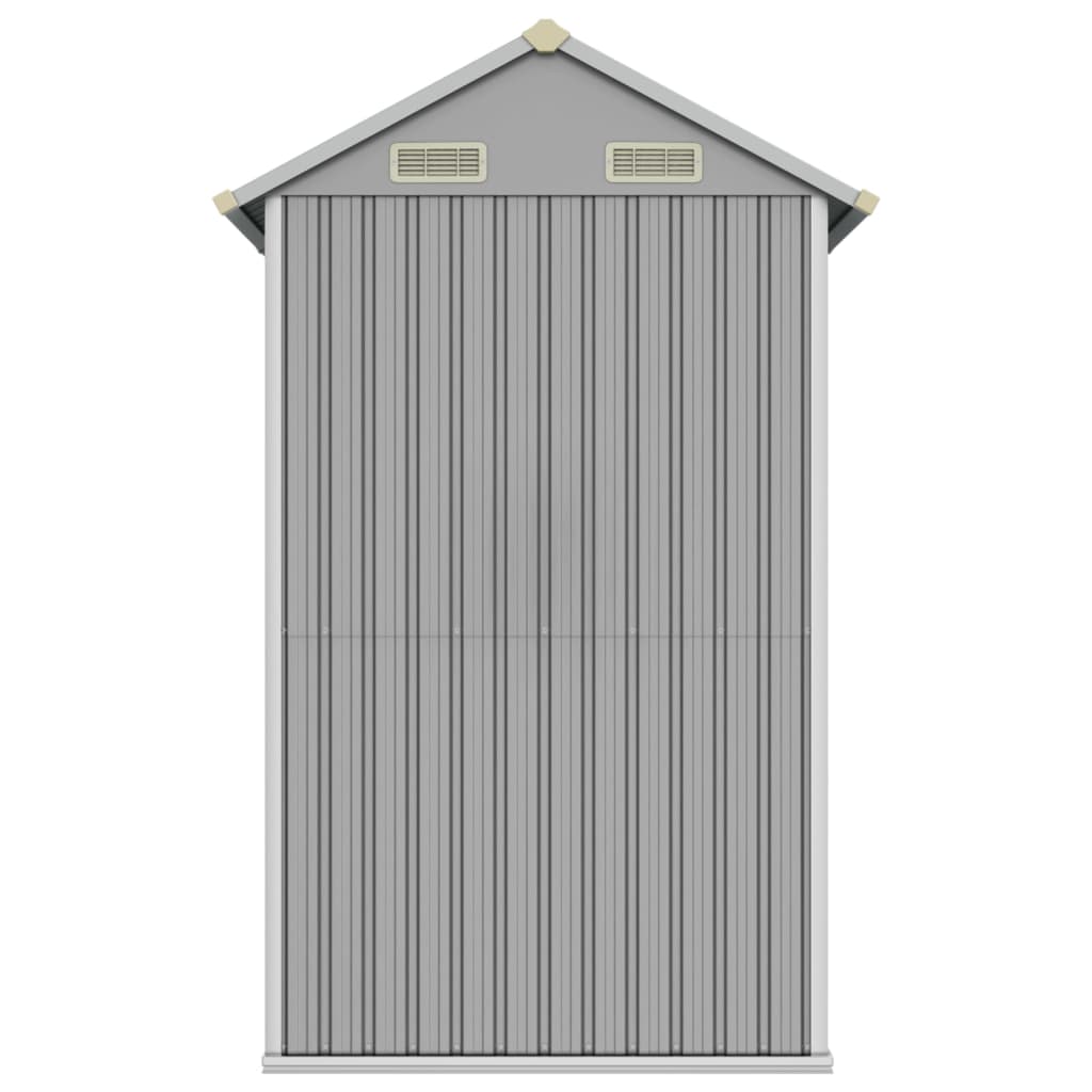 Sodo sandėliukas, šviesiai pilkas, 192×152,5×237 cm, cinkuotas plienas Sodo sandėliukas, šviesiai pilkas, 192x152,5x237 cm, cinkuotas plienas - Image 5