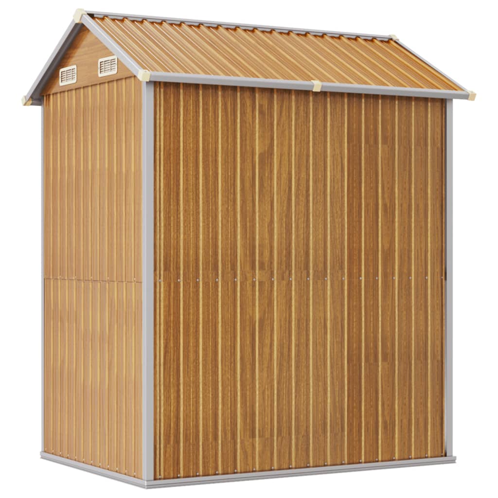 Sodo pašiūrė, šviesiai ruda, 192×152,5x237cm, plienas Sodo pašiūrė, šviesiai ruda, 192x152,5x237cm, plienas - Image 6