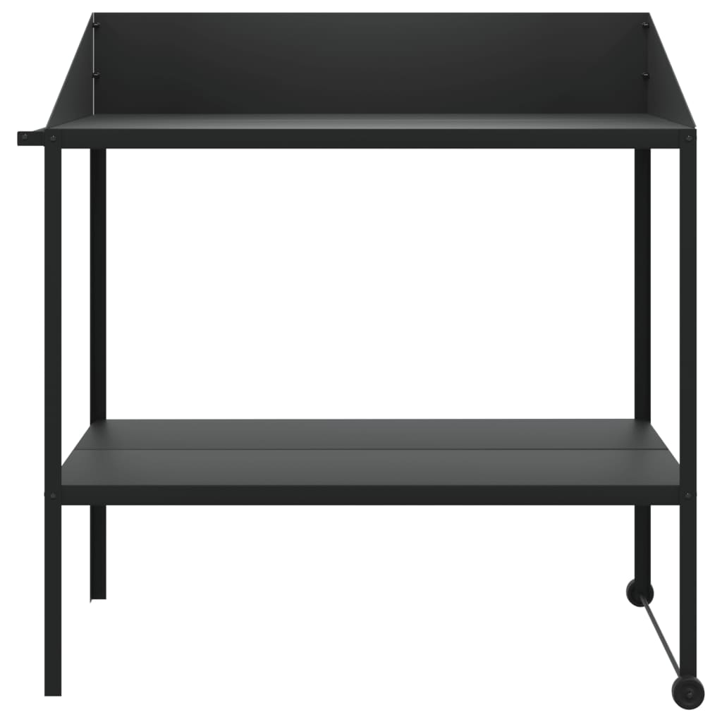 Augalų stovas, antracito, 100×54,5x100cm, plienas Augalų stovas, antracito, 100x54,5x100cm, plienas - Image 3