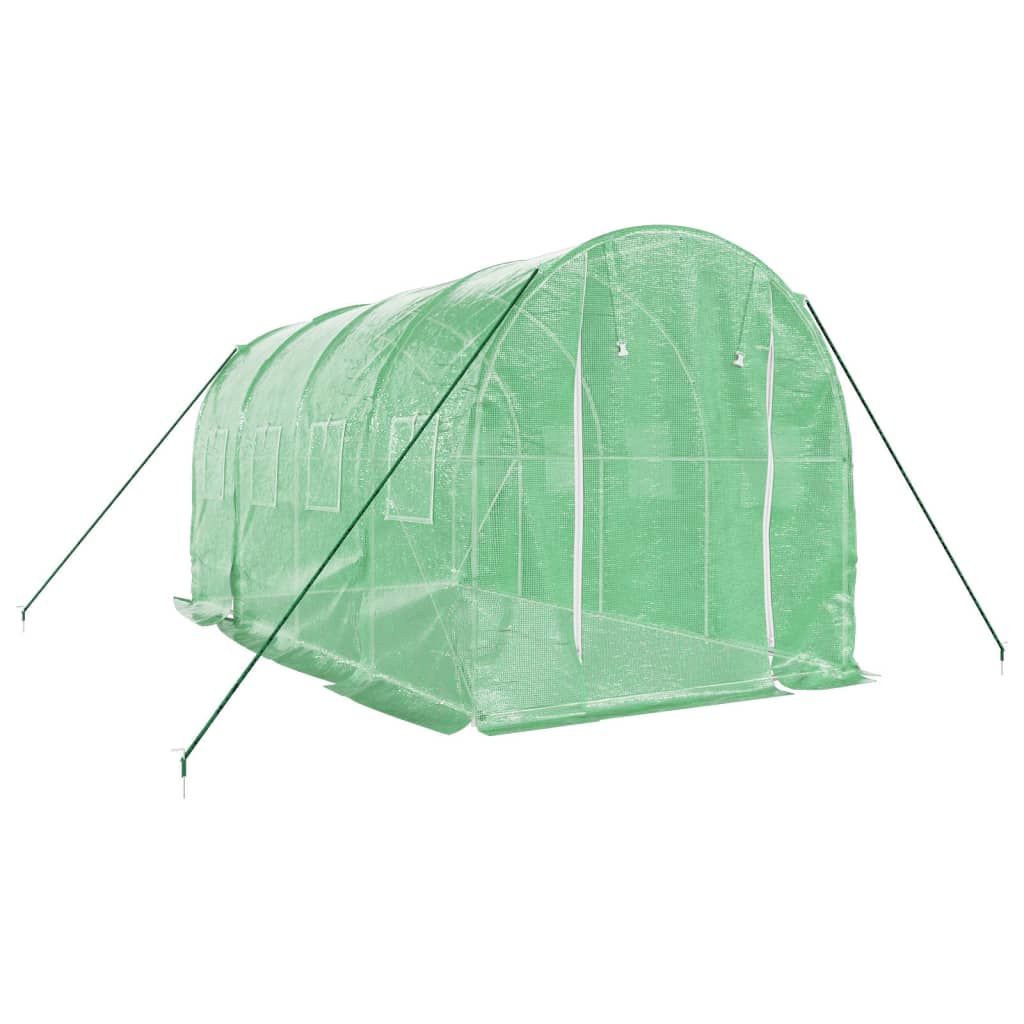 Šiltnamis su plieno rėmu, žalios spalvos, 4x2x2m, 8m² Šiltnamis su plieno rėmu, žalios spalvos, 4x2x2m, 8m² - Image 3