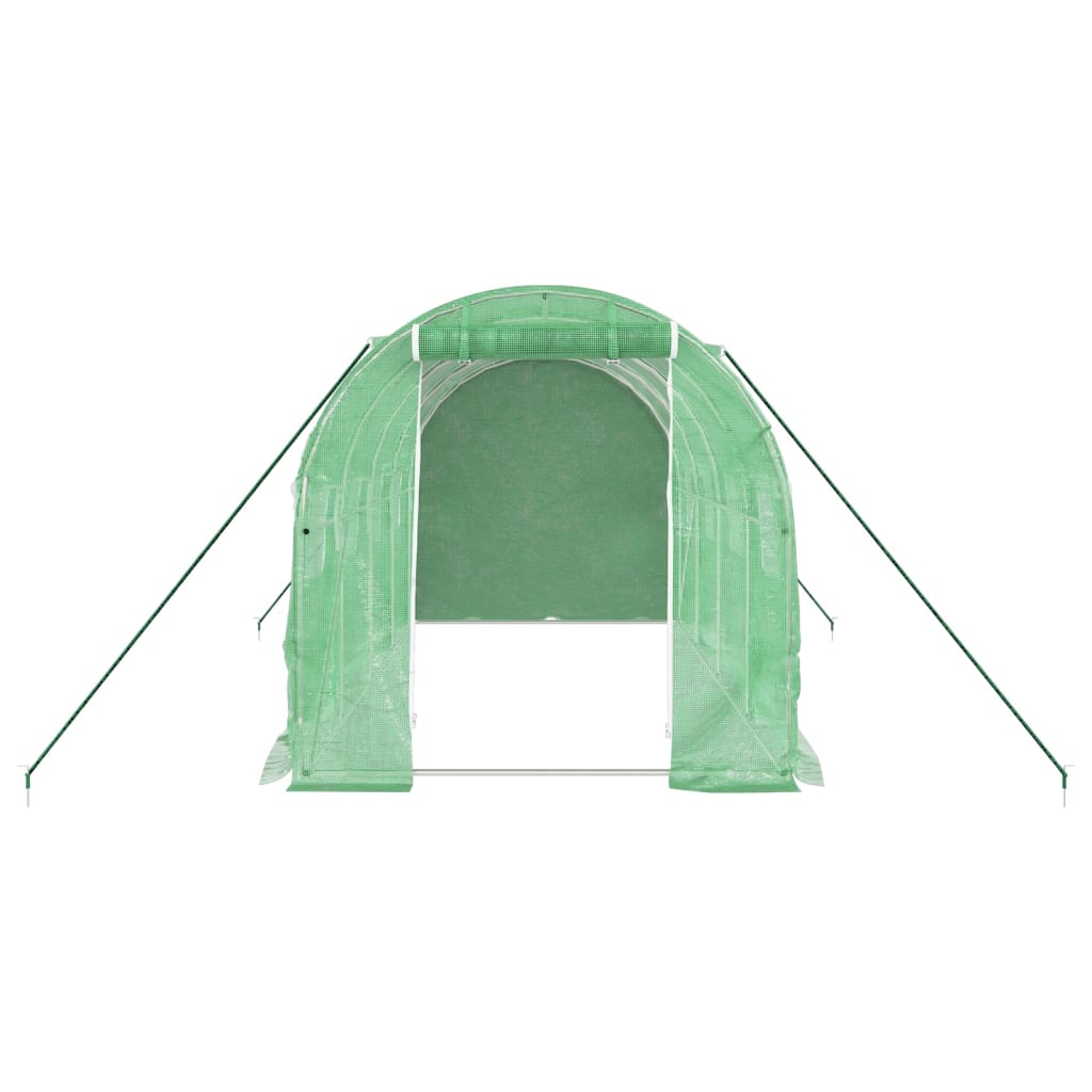 Šiltnamis su plieno rėmu, žalios spalvos, 4x2x2m, 8m² Šiltnamis su plieno rėmu, žalios spalvos, 4x2x2m, 8m² - Image 4