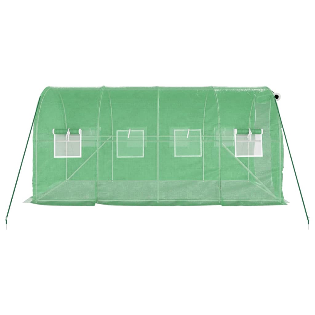 Šiltnamis su plieno rėmu, žalios spalvos, 4x2x2m, 8m² Šiltnamis su plieno rėmu, žalios spalvos, 4x2x2m, 8m² - Image 5