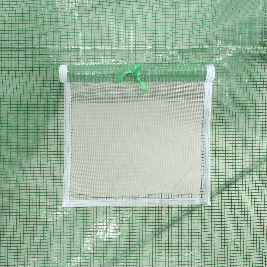 Šiltnamis su plieno rėmu, žalios spalvos, 6x2x2m, 12m² Šiltnamis su plieno rėmu, žalios spalvos, 6x2x2m, 12m² - Image 10