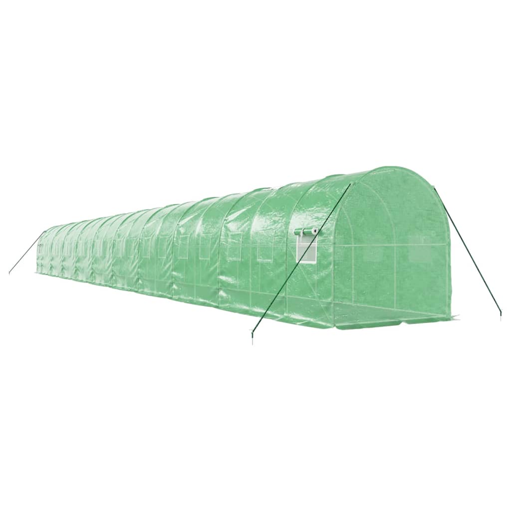 Šiltnamis su plieno rėmu, žalios spalvos, 20x2x2m, 40m² Šiltnamis su plieno rėmu, žalios spalvos, 20x2x2m, 40m² - Image 6