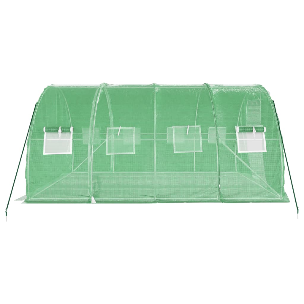 Šiltnamis su plieno rėmu, žalios spalvos, 4x3x2m, 12m² Šiltnamis su plieno rėmu, žalios spalvos, 4x3x2m, 12m² - Image 5