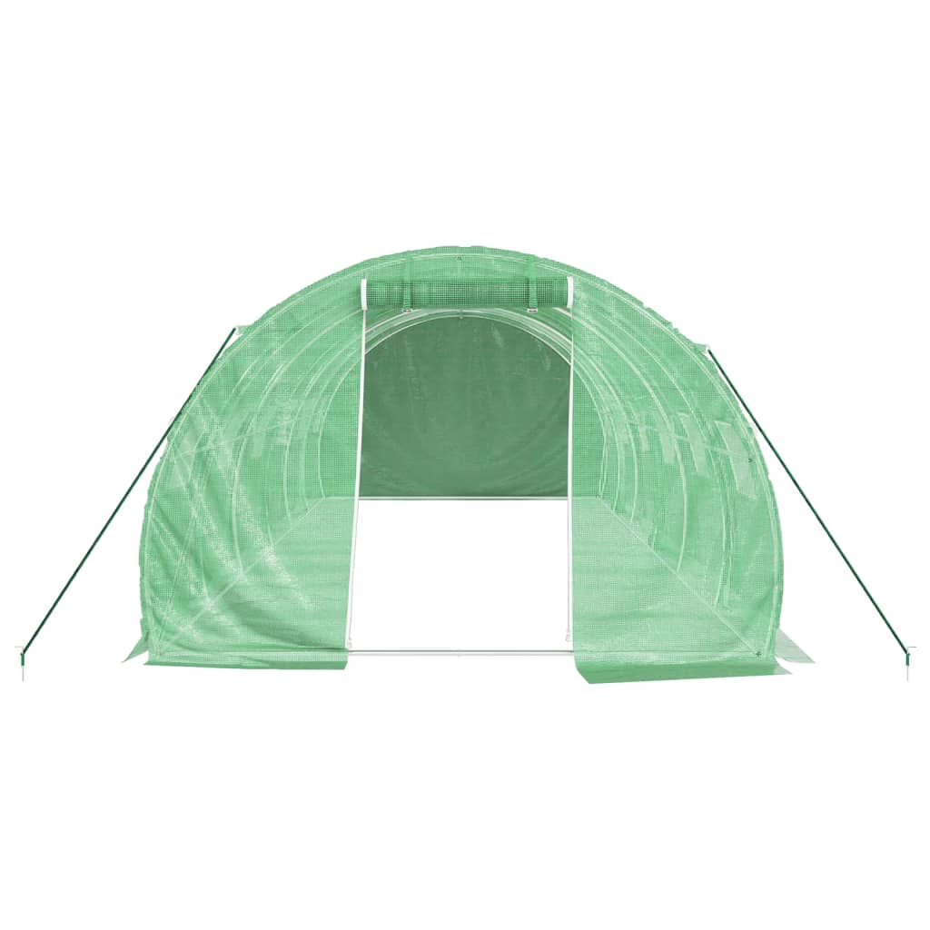 Šiltnamis su plieno rėmu, žalios spalvos, 6x3x2m, 18m² Šiltnamis su plieno rėmu, žalios spalvos, 6x3x2m, 18m² - Image 4