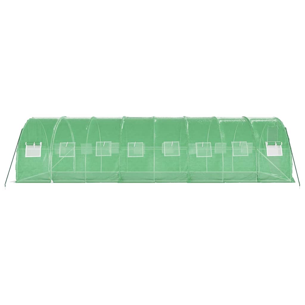 Šiltnamis su plieno rėmu, žalios spalvos, 8x3x2m, 24m² Šiltnamis su plieno rėmu, žalios spalvos, 8x3x2m, 24m² - Image 5