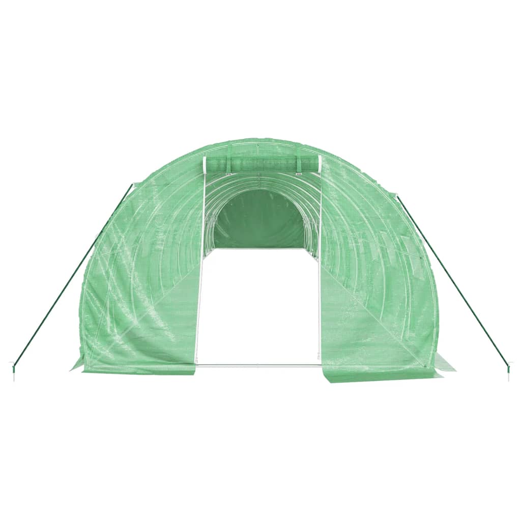 Šiltnamis su plieno rėmu, žalios spalvos, 14x3x2m, 42m² Šiltnamis su plieno rėmu, žalios spalvos, 14x3x2m, 42m² - Image 4