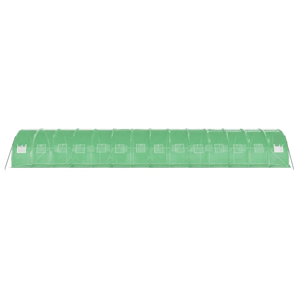 Šiltnamis su plieno rėmu, žalios spalvos, 14x3x2m, 42m² Šiltnamis su plieno rėmu, žalios spalvos, 14x3x2m, 42m² - Image 5