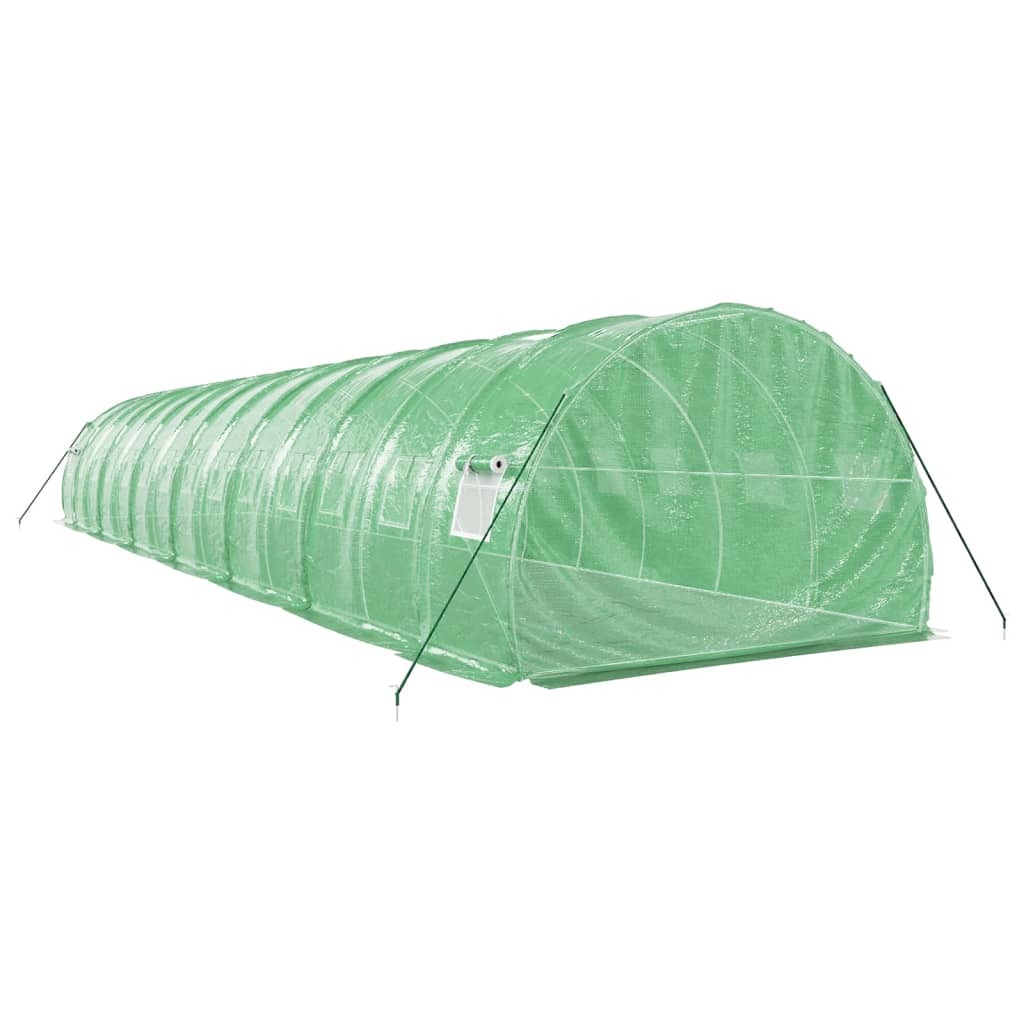 Šiltnamis su plieno rėmu, žalios spalvos, 14x3x2m, 42m² Šiltnamis su plieno rėmu, žalios spalvos, 14x3x2m, 42m² - Image 6