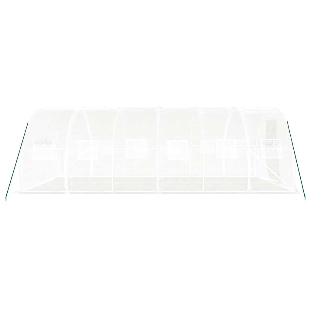 Šiltnamis su plieno rėmu, baltos spalvos, 6x3x2m, 18m² Šiltnamis su plieno rėmu, baltos spalvos, 6x3x2m, 18m² - Image 5