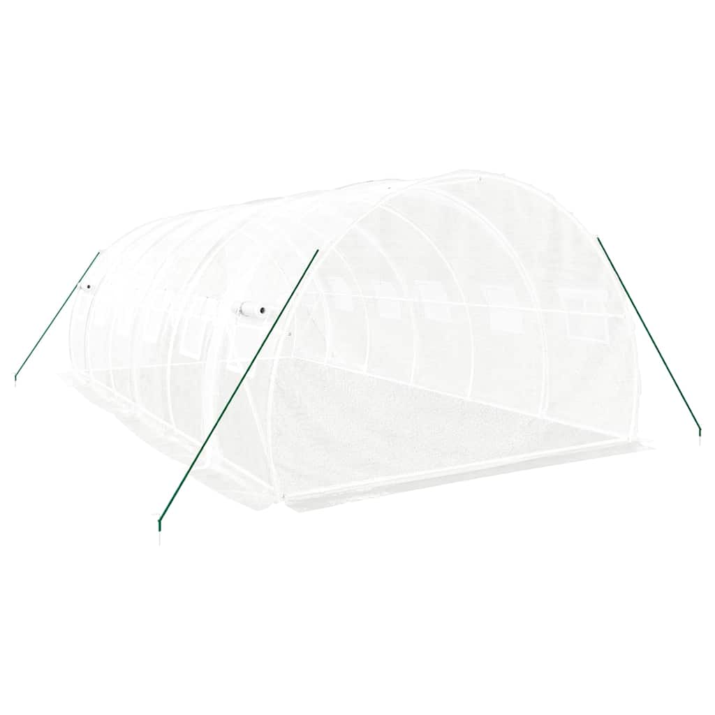 Šiltnamis su plieno rėmu, baltos spalvos, 6x3x2m, 18m² Šiltnamis su plieno rėmu, baltos spalvos, 6x3x2m, 18m² - Image 6