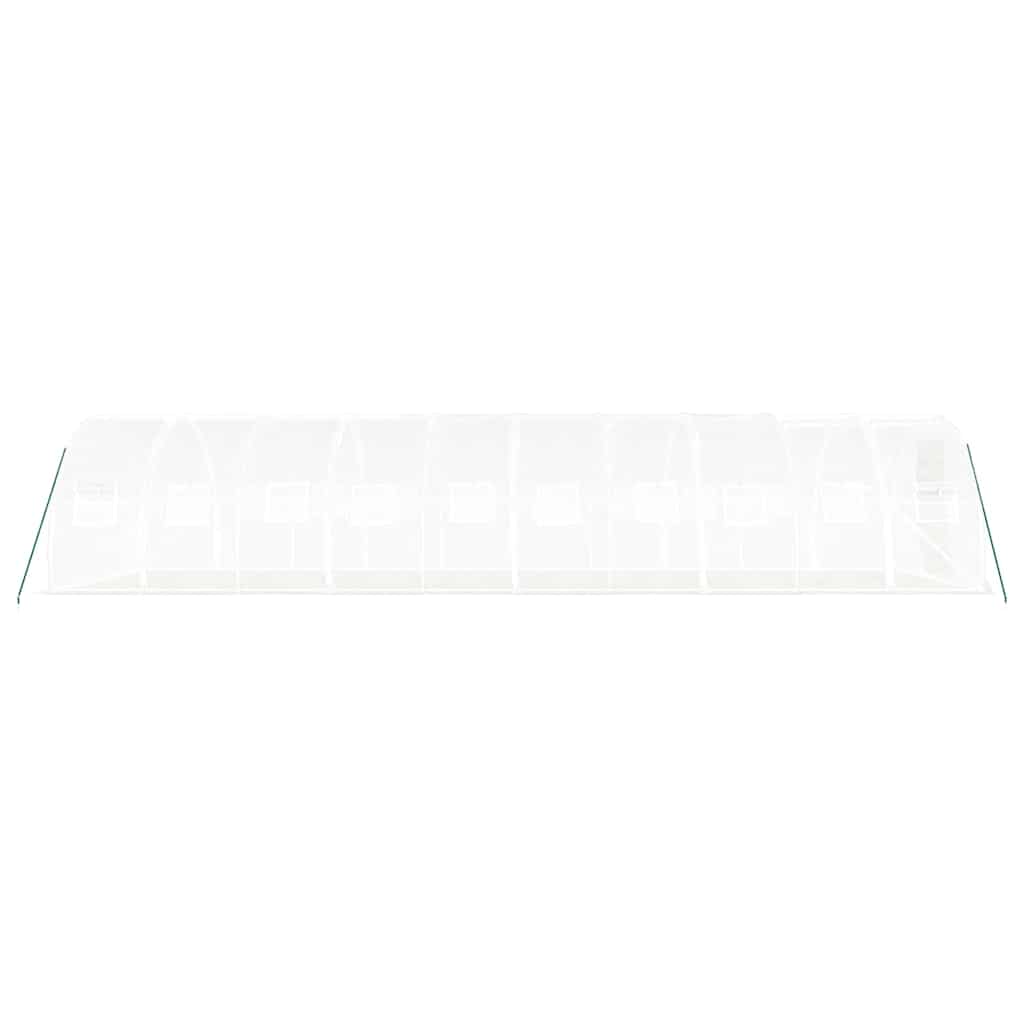 Šiltnamis su plieno rėmu, baltos spalvos, 10x3x2m, 30m² Šiltnamis su plieno rėmu, baltos spalvos, 10x3x2m, 30m² - Image 5