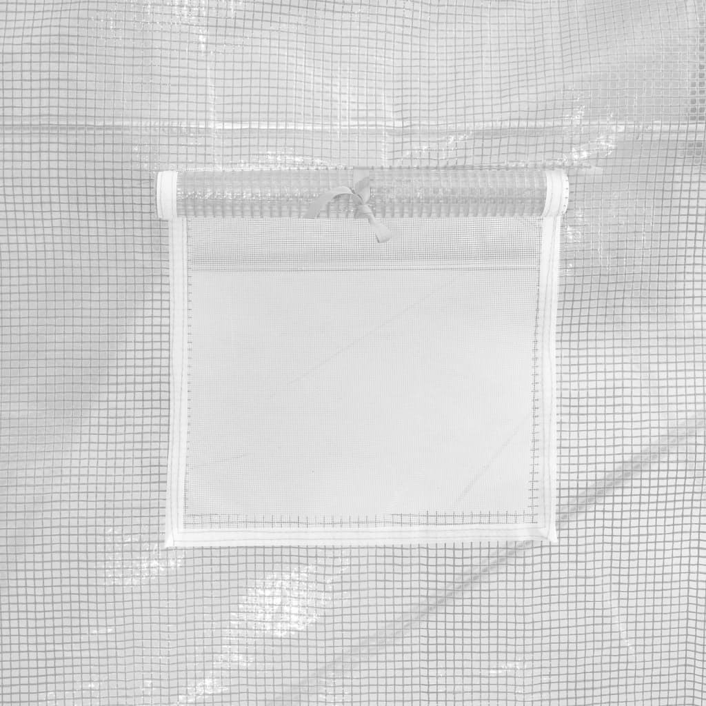 Šiltnamis su plieno rėmu, baltos spalvos, 18x3x2m, 54m² Šiltnamis su plieno rėmu, baltos spalvos, 18x3x2m, 54m² - Image 10