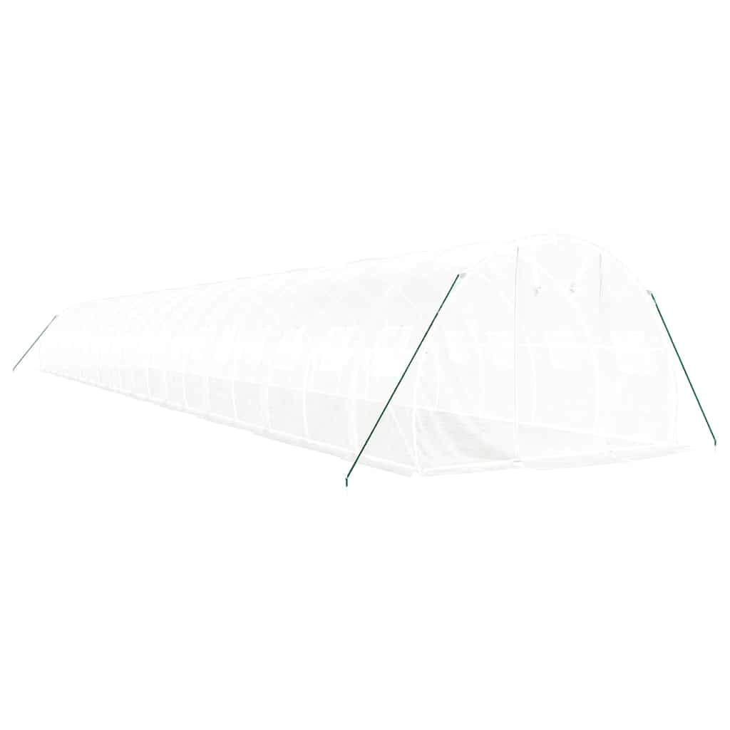Šiltnamis su plieno rėmu, baltos spalvos, 20x3x2m, 60m² Šiltnamis su plieno rėmu, baltos spalvos, 20x3x2m, 60m² - Image 3