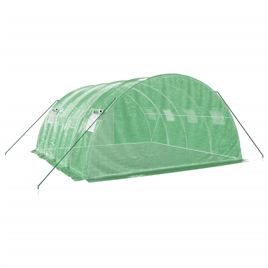 Šiltnamis su plieno rėmu, žalios spalvos, 4x4x2m, 16m² Šiltnamis su plieno rėmu, žalios spalvos, 4x4x2m, 16m² - Image 6