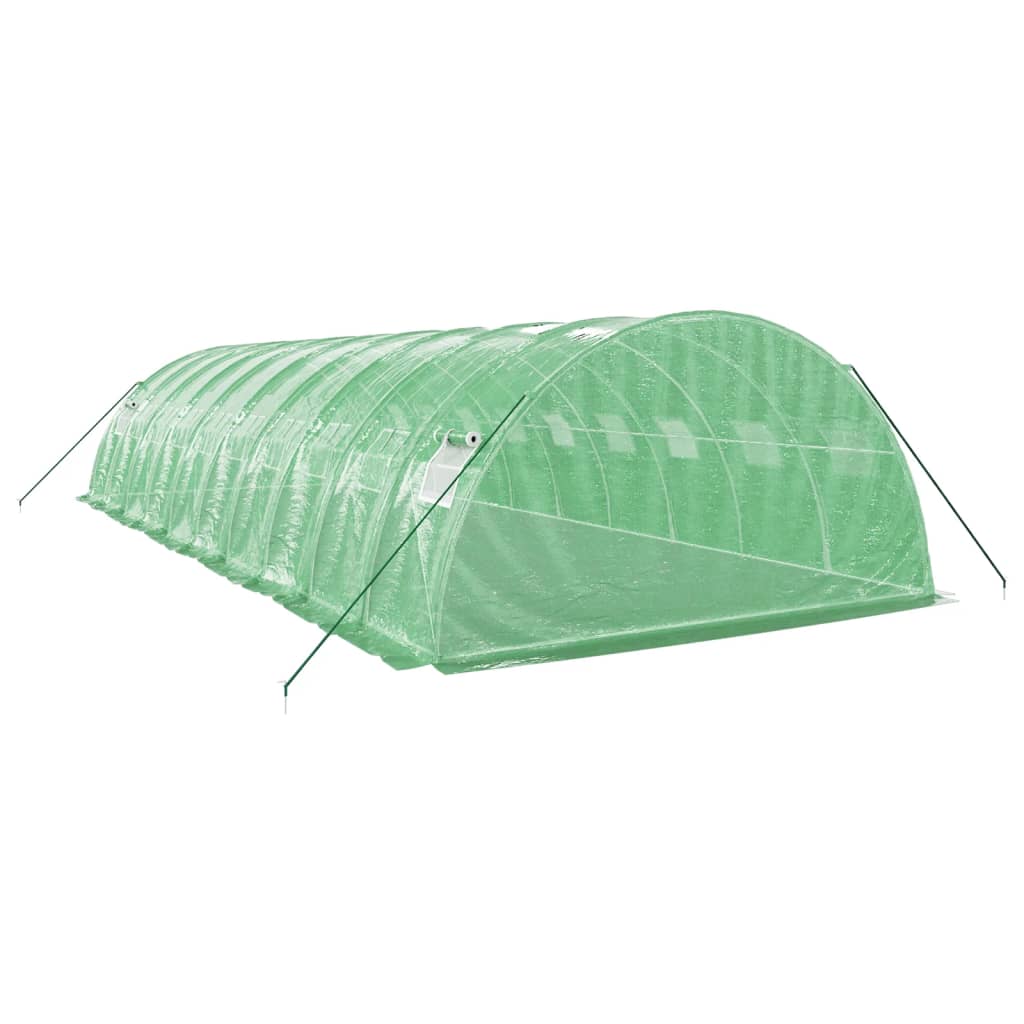 Šiltnamis su plieno rėmu, žalios spalvos, 10x4x2m, 40m² Šiltnamis su plieno rėmu, žalios spalvos, 10x4x2m, 40m² - Image 6