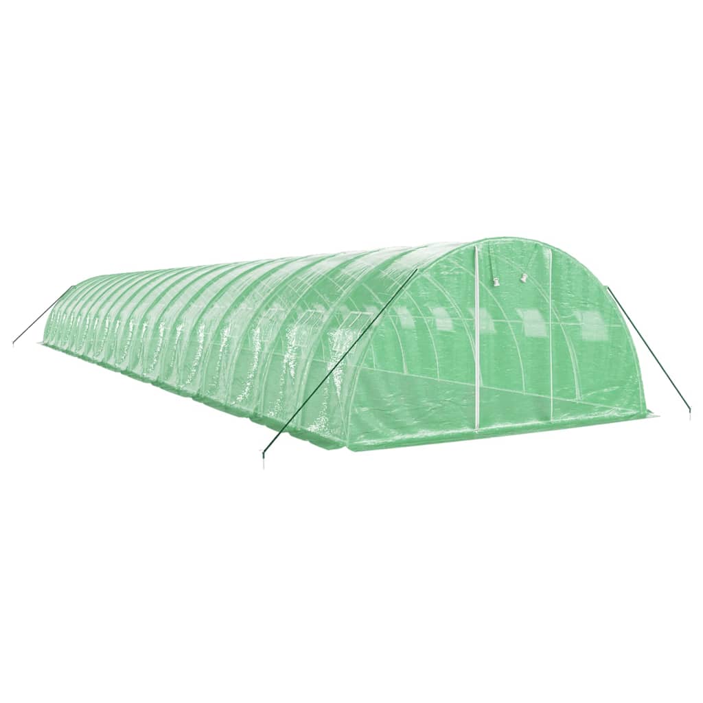 Šiltnamis su plieno rėmu, žalios spalvos, 18x4x2m, 72m² Šiltnamis su plieno rėmu, žalios spalvos, 18x4x2m, 72m² - Image 3