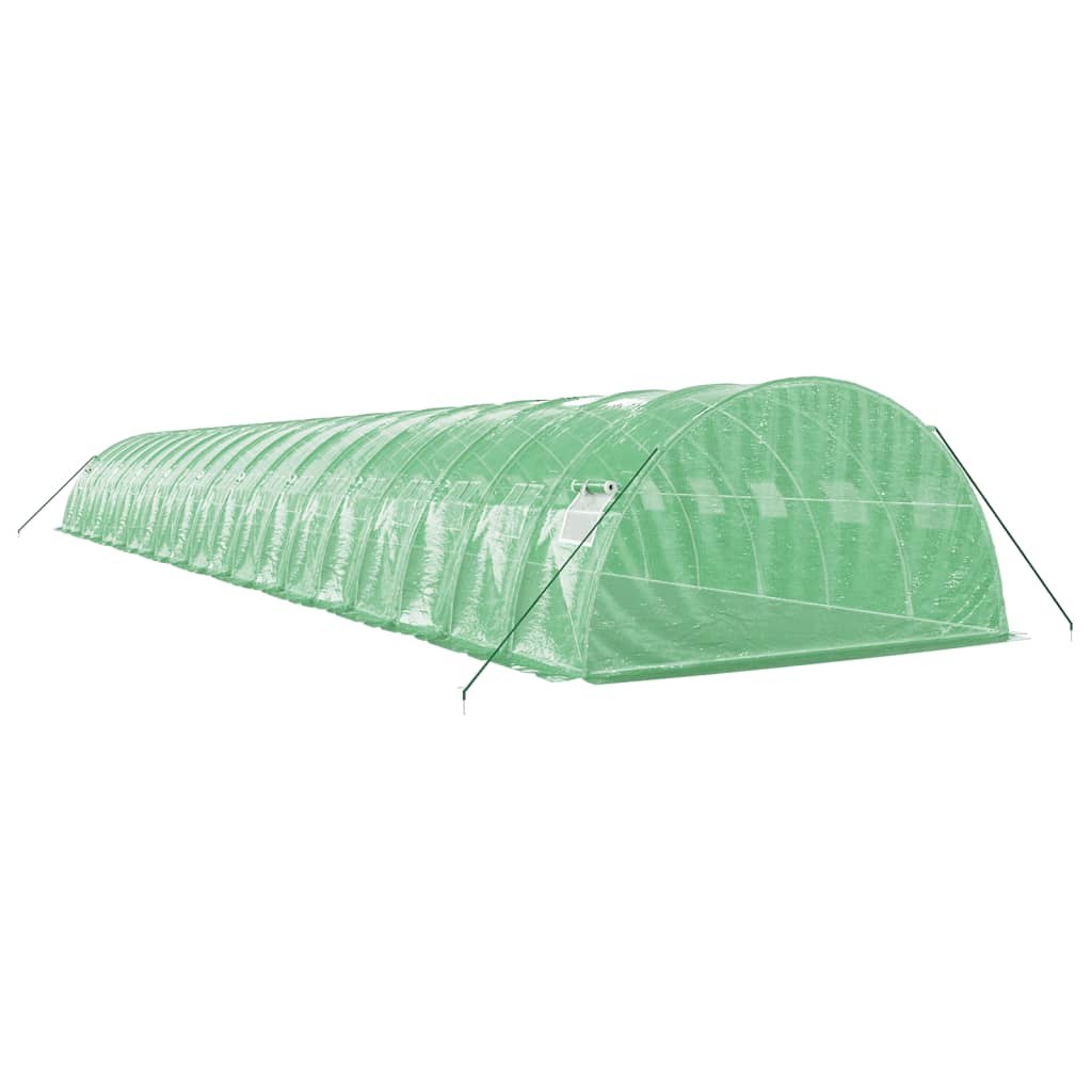 Šiltnamis su plieno rėmu, žalios spalvos, 20x4x2m, 80m² Šiltnamis su plieno rėmu, žalios spalvos, 20x4x2m, 80m² - Image 6