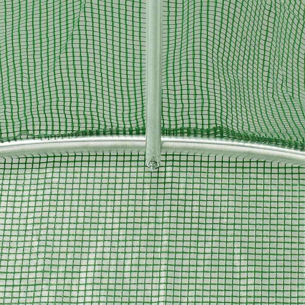 Šiltnamis su plieno rėmu, žalios spalvos, 22x4x2m, 88m² Šiltnamis su plieno rėmu, žalios spalvos, 22x4x2m, 88m² - Image 9