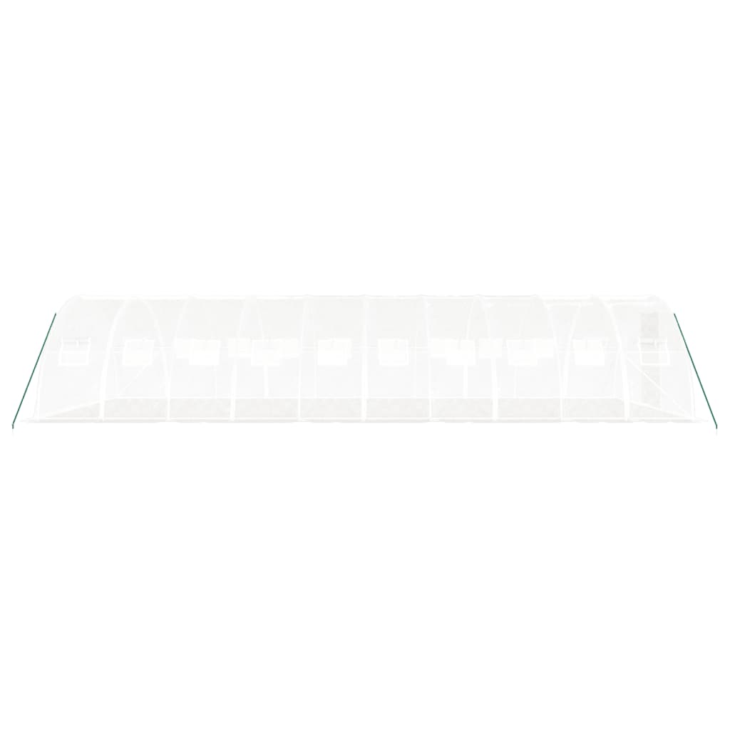 Šiltnamis su plieno rėmu, baltos spalvos, 10x4x2m, 40m² Šiltnamis su plieno rėmu, baltos spalvos, 10x4x2m, 40m² - Image 5