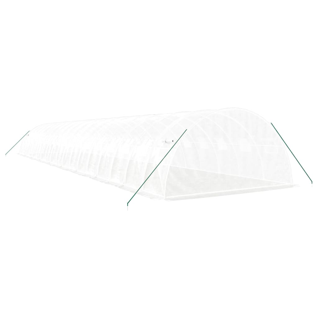 Šiltnamis su plieno rėmu, baltos spalvos, 18x4x2m, 72m² Šiltnamis su plieno rėmu, baltos spalvos, 18x4x2m, 72m² - Image 6