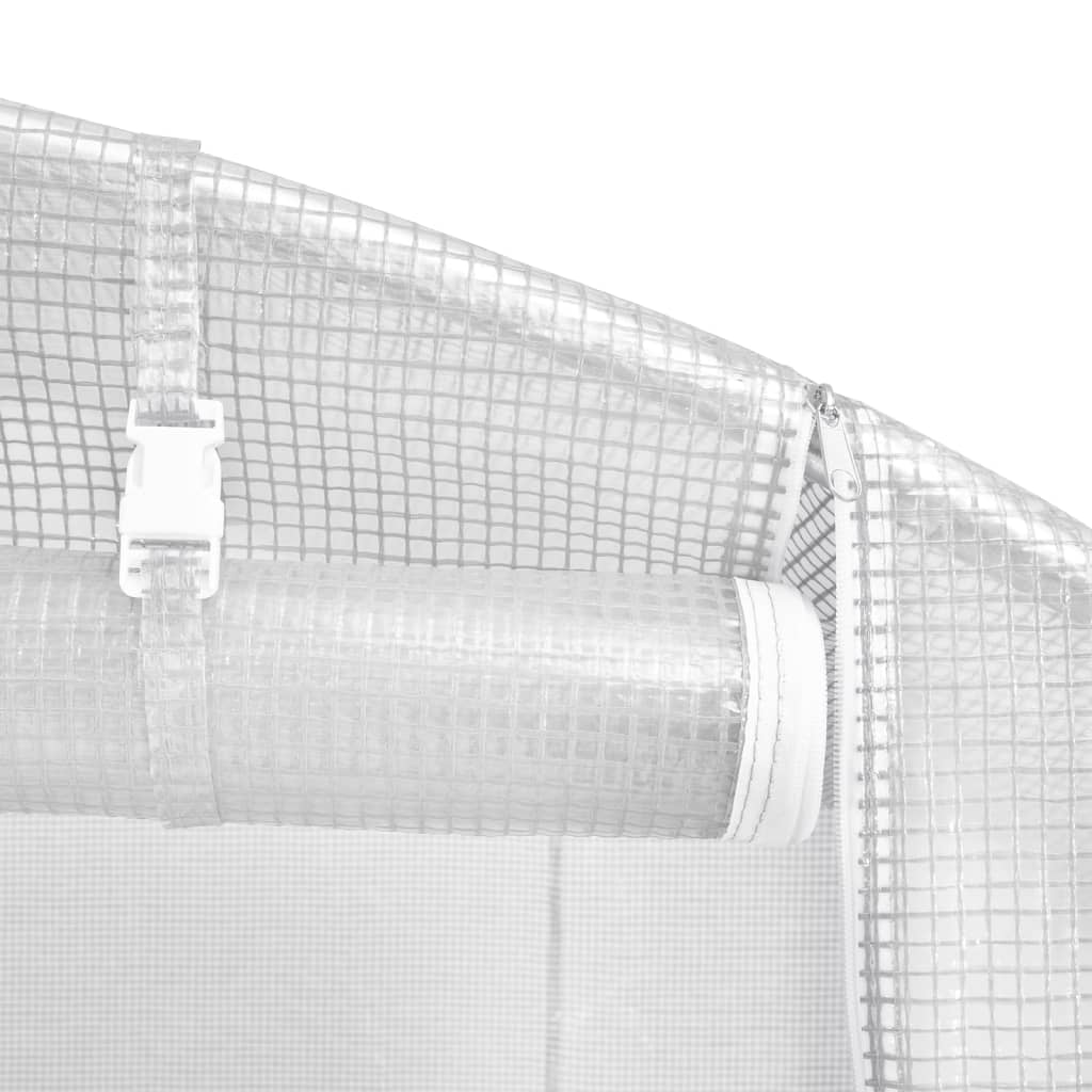 Šiltnamis su plieno rėmu, baltos spalvos, 18x4x2m, 72m² Šiltnamis su plieno rėmu, baltos spalvos, 18x4x2m, 72m² - Image 11