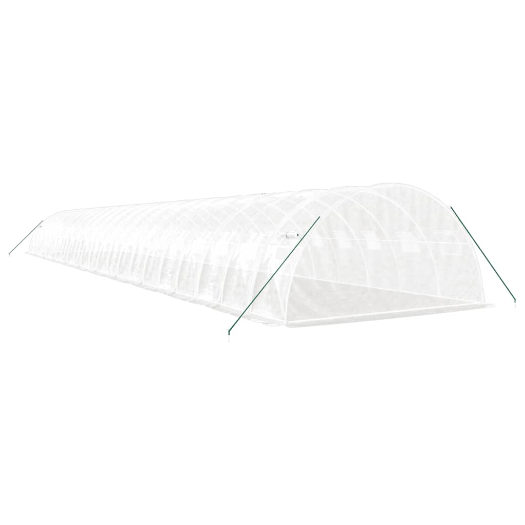 Šiltnamis su plieno rėmu, baltos spalvos, 22x4x2m, 88m² Šiltnamis su plieno rėmu, baltos spalvos, 22x4x2m, 88m² - Image 6