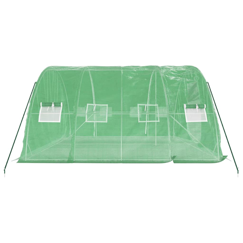 Šiltnamis su plieno rėmu, žalios spalvos, 5x4x2,3m, 20m² Šiltnamis su plieno rėmu, žalios spalvos, 5x4x2,3m, 20m² - Image 5