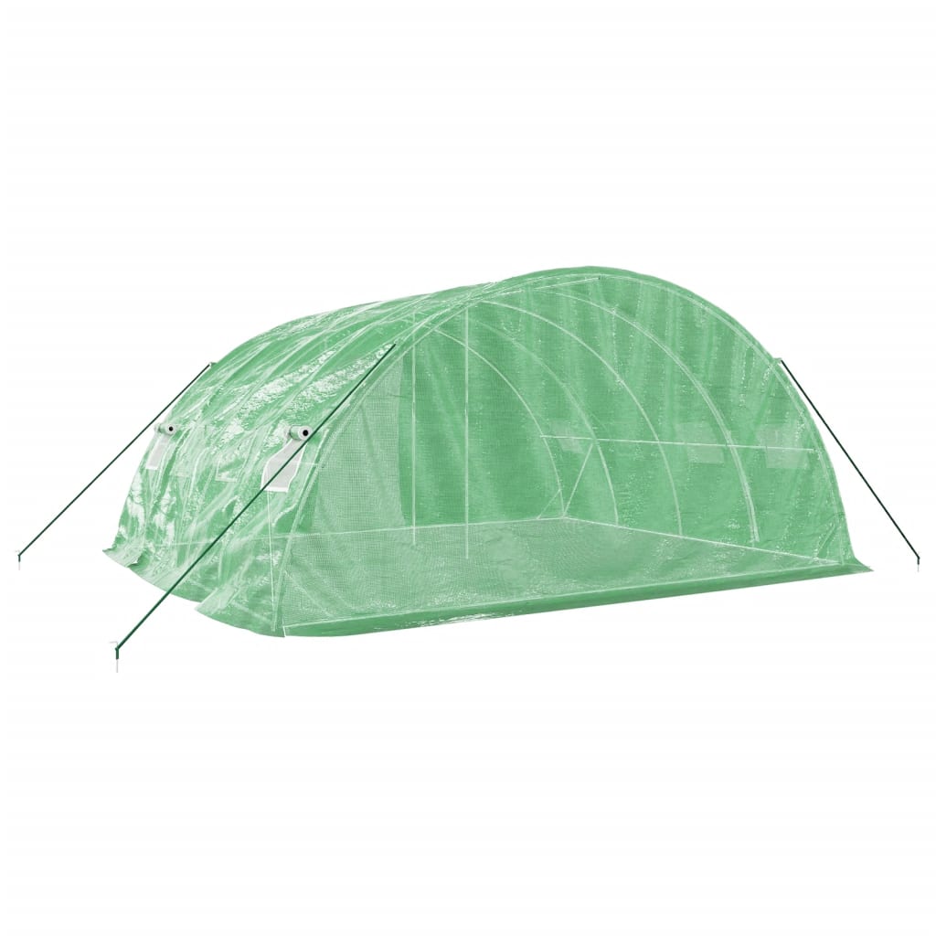 Šiltnamis su plieno rėmu, žalios spalvos, 5x4x2,3m, 20m² Šiltnamis su plieno rėmu, žalios spalvos, 5x4x2,3m, 20m² - Image 6