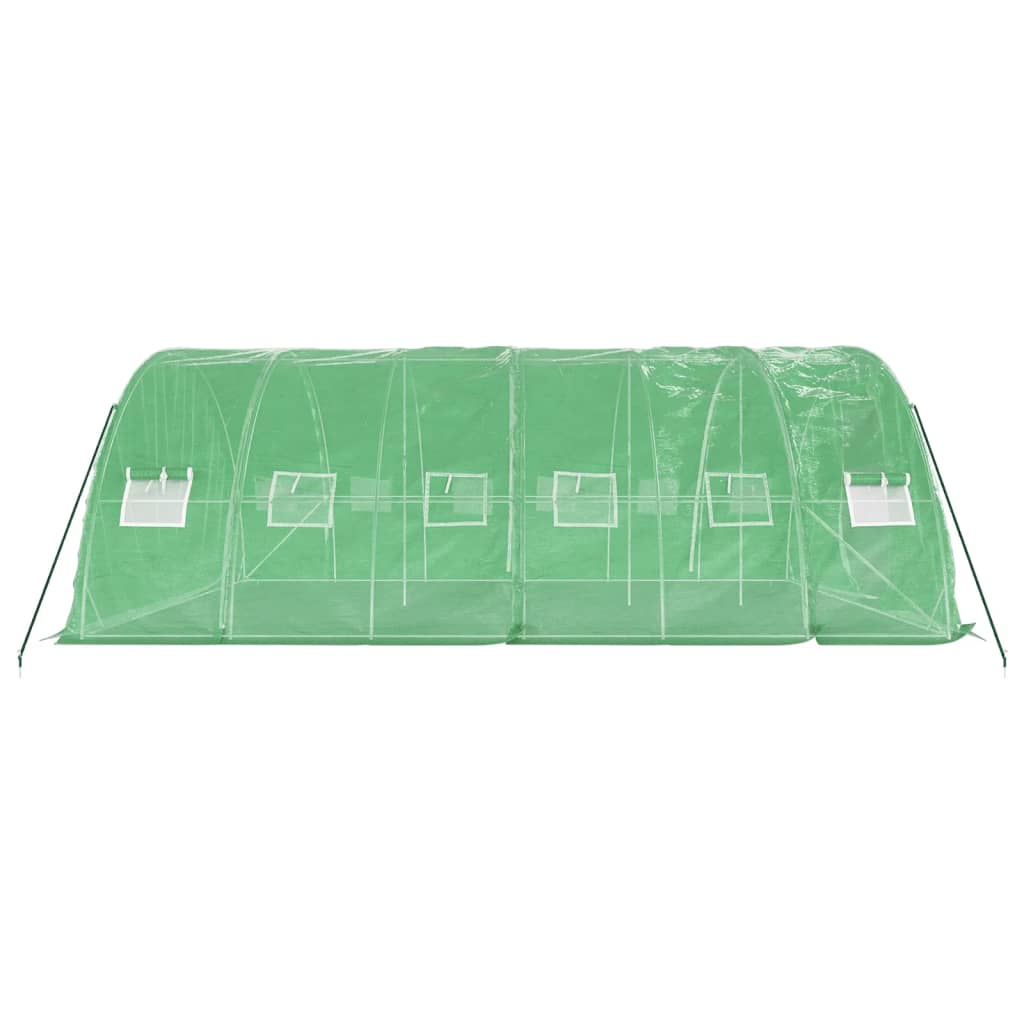 Šiltnamis su plieno rėmu, žalios spalvos, 6x5x2,3m, 30m² Šiltnamis su plieno rėmu, žalios spalvos, 6x5x2,3m, 30m² - Image 5