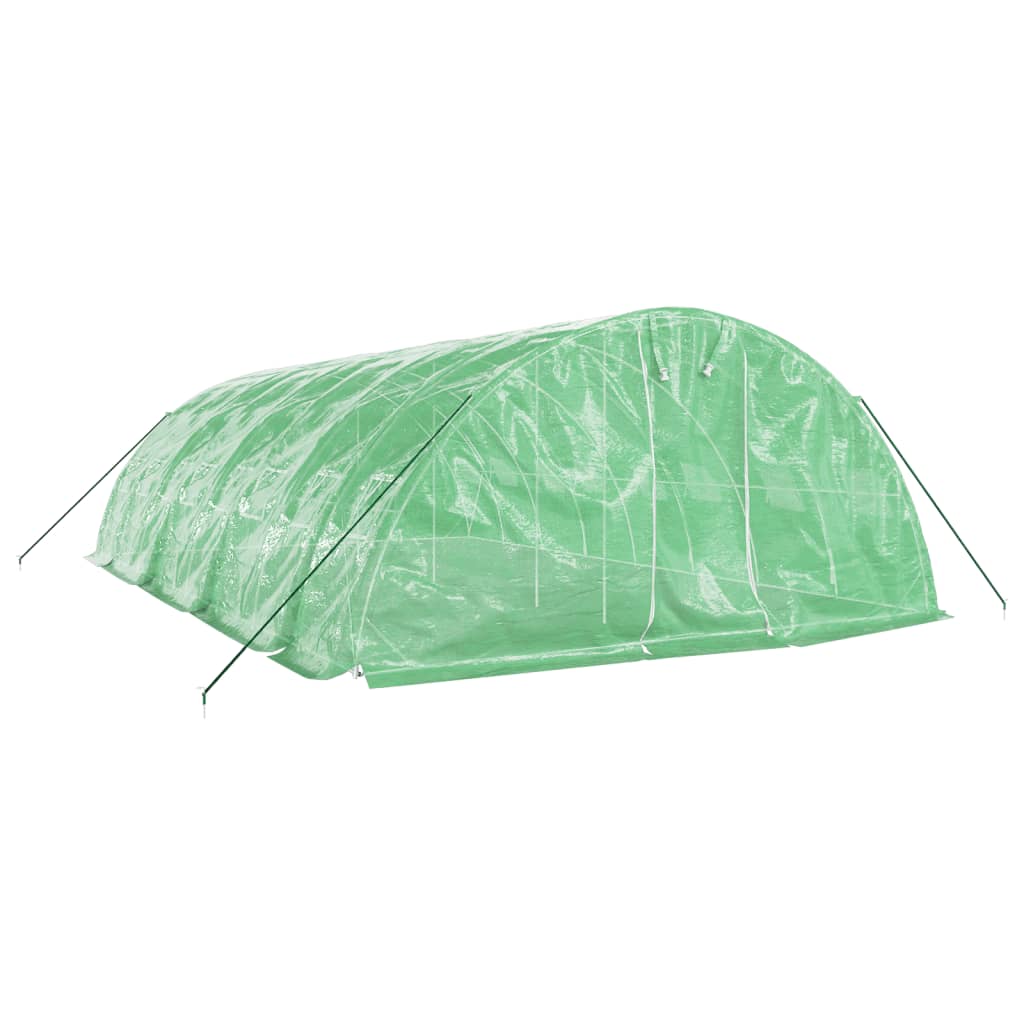 Šiltnamis su plieno rėmu, žalios spalvos, 8x5x2,3m, 40m² Šiltnamis su plieno rėmu, žalios spalvos, 8x5x2,3m, 40m² - Image 3