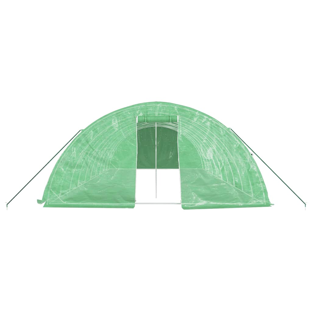 Šiltnamis su plieno rėmu, žalios spalvos, 10x5x2,3m, 50m² Šiltnamis su plieno rėmu, žalios spalvos, 10x5x2,3m, 50m² - Image 4