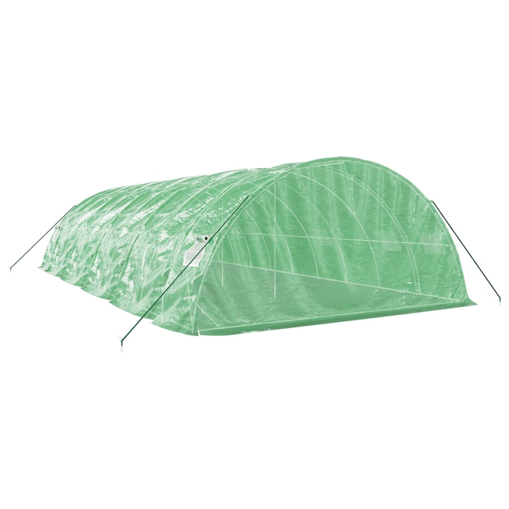 Šiltnamis su plieno rėmu, žalios spalvos, 10x5x2,3m, 50m² Šiltnamis su plieno rėmu, žalios spalvos, 10x5x2,3m, 50m² - Image 6