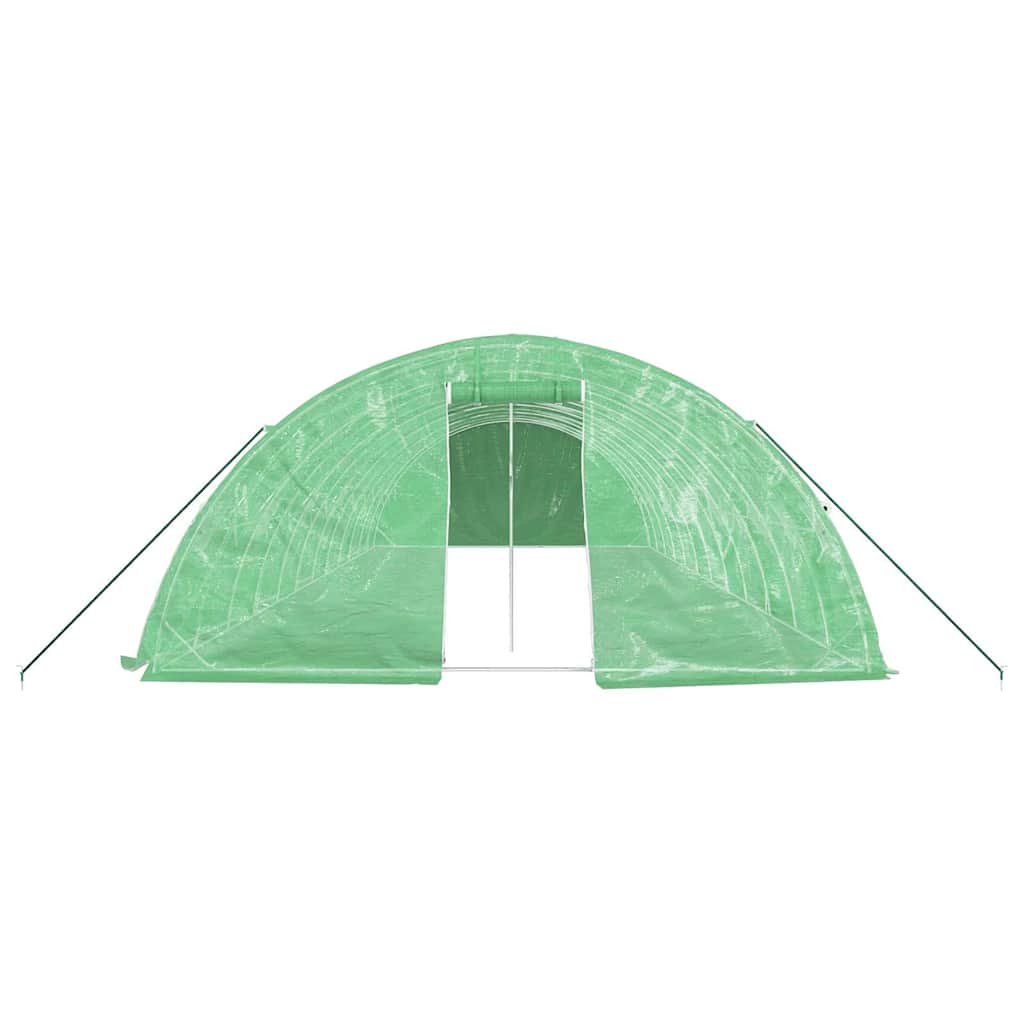 Šiltnamis su plieno rėmu, žalios spalvos, 12x5x2,3m, 60m² Šiltnamis su plieno rėmu, žalios spalvos, 12x5x2,3m, 60m² - Image 4