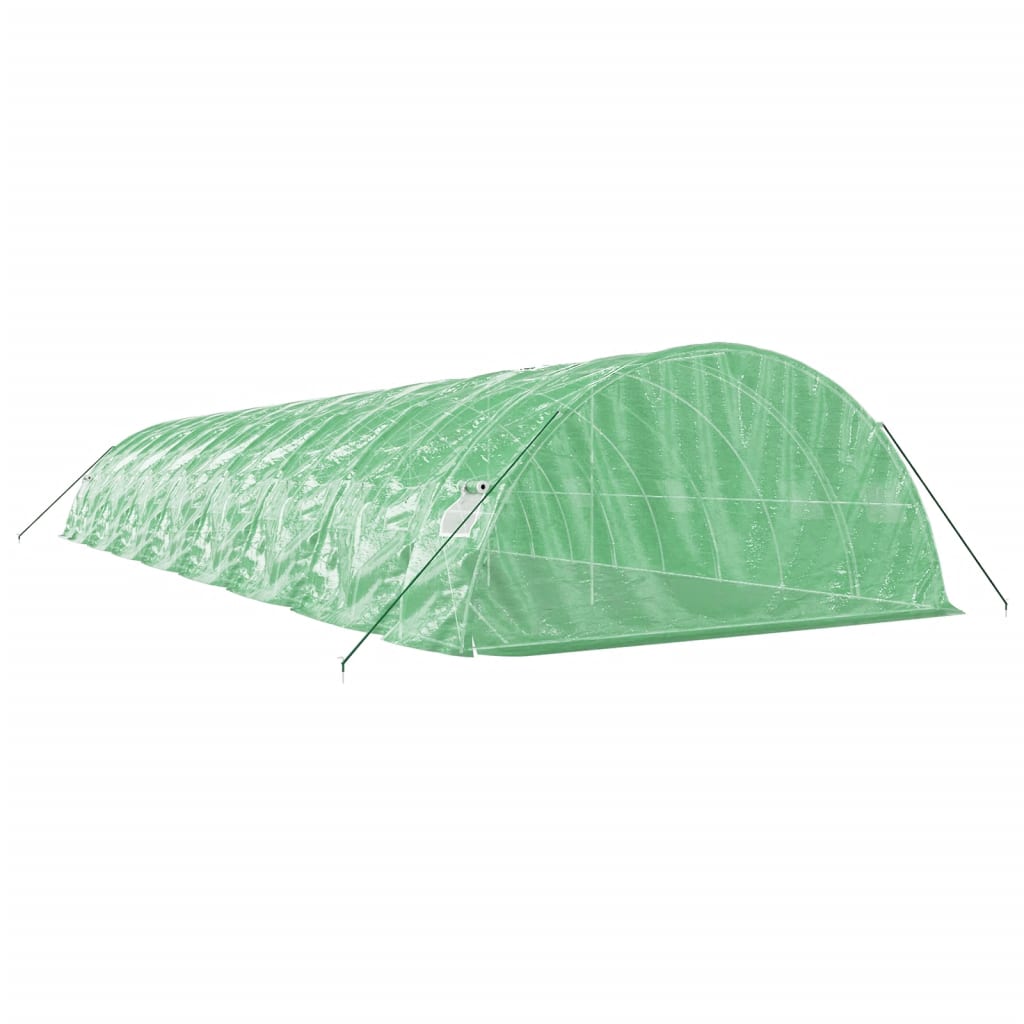 Šiltnamis su plieno rėmu, žalios spalvos, 16x5x2,3m, 80m² Šiltnamis su plieno rėmu, žalios spalvos, 16x5x2,3m, 80m² - Image 6