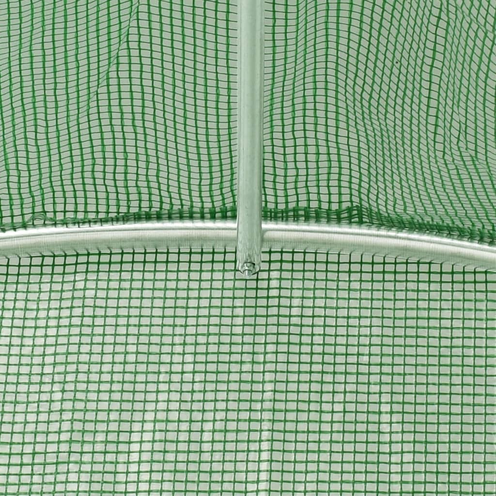 Šiltnamis su plieno rėmu, žalios spalvos, 16x5x2,3m, 80m² Šiltnamis su plieno rėmu, žalios spalvos, 16x5x2,3m, 80m² - Image 9