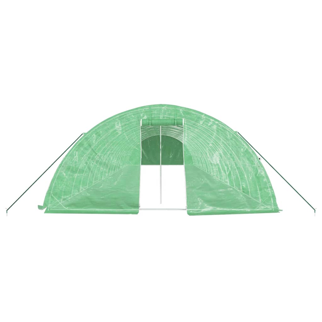 Šiltnamis su plieno rėmu, žalios spalvos, 18x5x2,3m, 90m² Šiltnamis su plieno rėmu, žalios spalvos, 18x5x2,3m, 90m² - Image 4