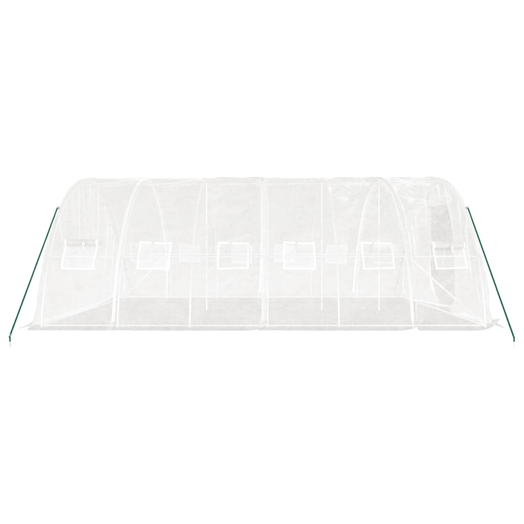 Šiltnamis su plieno rėmu, baltos spalvos, 6x5x2,3m, 30m² Šiltnamis su plieno rėmu, baltos spalvos, 6x5x2,3m, 30m² - Image 5